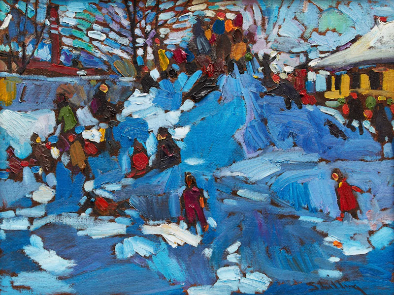 Arthur Shilling, Kids on a Snowbank