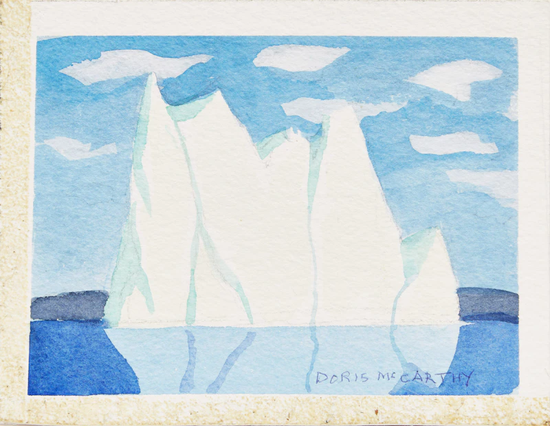 Doris Jean McCarthy, Serenity - E The Berg, watercolour, 2004 - view 2