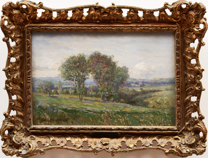 Percy Franklin Woodcock, Landscape Near Chateauguay, oil on board - view 2