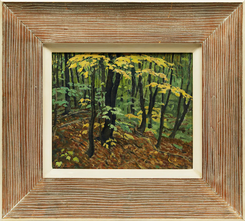 Frederick Bourchier Taylor, Near Morin Heights, Quebec, oil on canvas - view 2