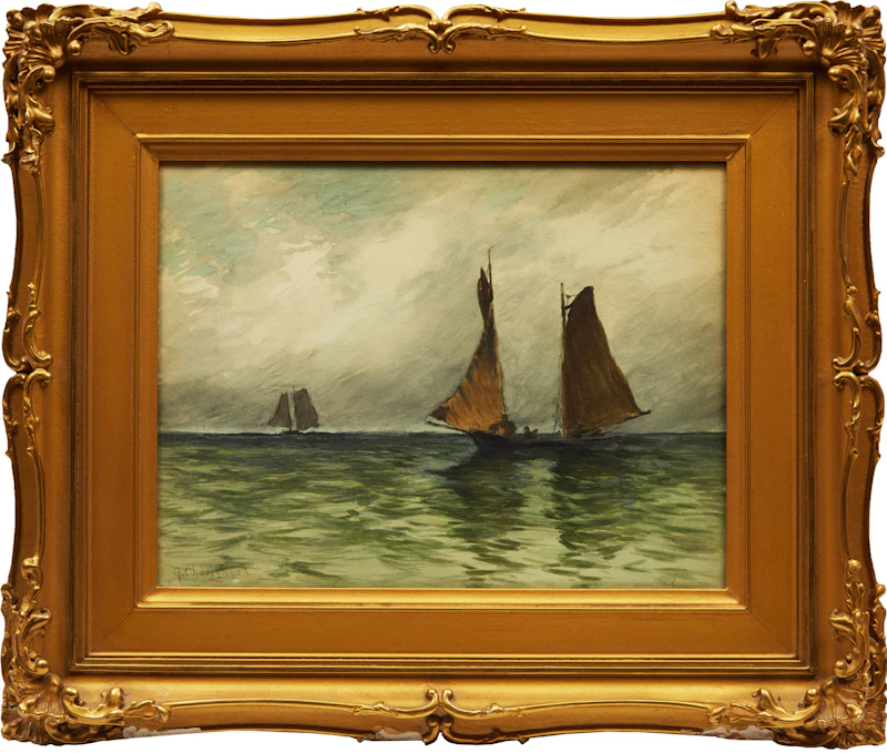 Georges Chavignaud, Lake Ontario, watercolour - view 2
