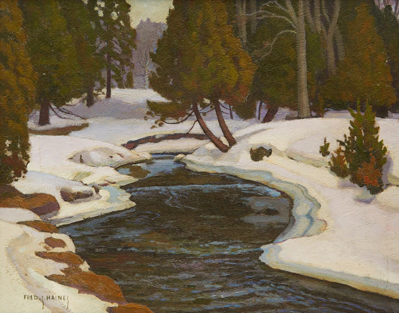 Frederick Stanley Haines, Winter Day, Collingwood