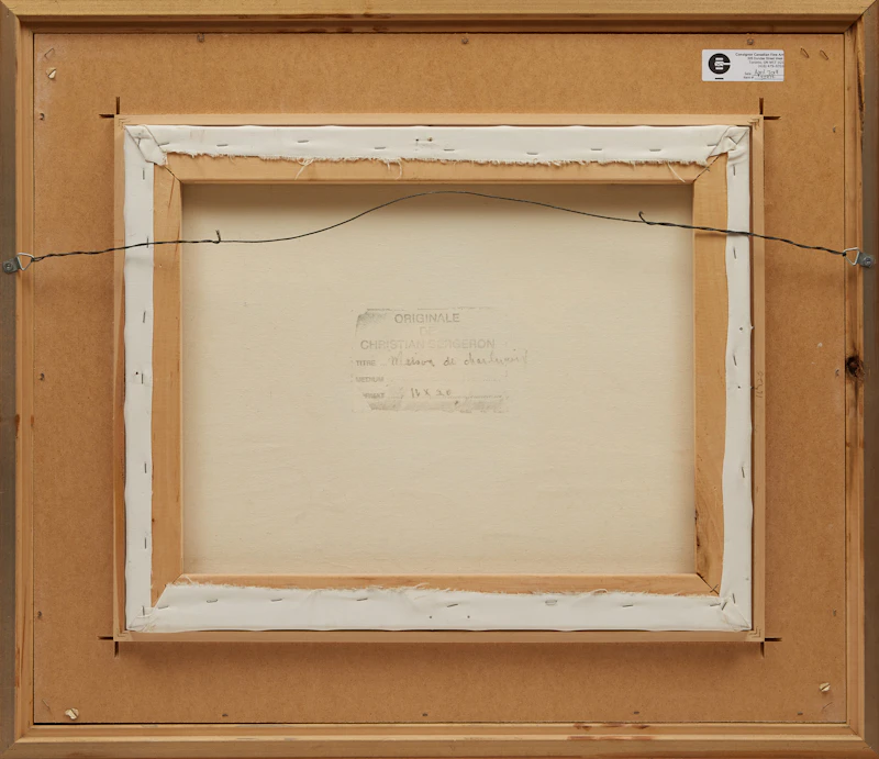 Christian Bergeron, Maison de Charlevoix, oil on canvas - view 5