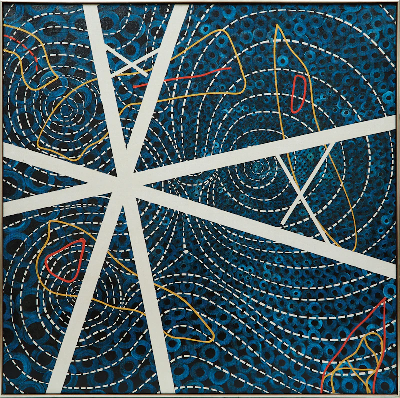 Harold Barling Town, Vortex, oil and lucite 44 on canvas, 1964/65 - view 2