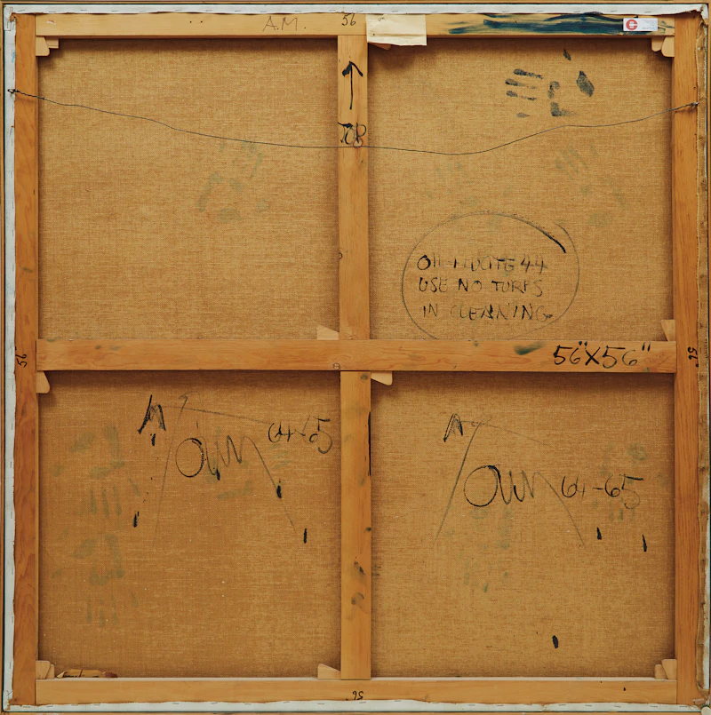 Harold Barling Town, Vortex, oil and lucite 44 on canvas, 1964/65 - view 3