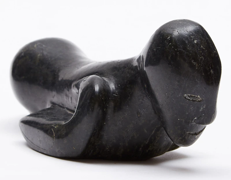 Simeonie Quppapik, Bird Transformation, stone, 1987 - view 4