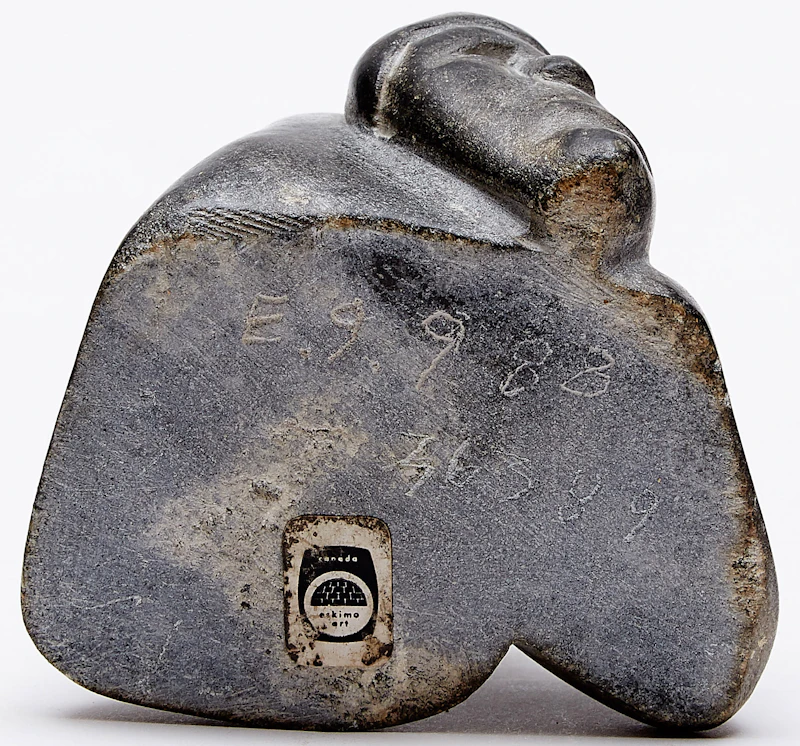 Mususi Uniurtitak Ainalik, Composition with Walrus, Seals, Bear and Face, segmented stone; ivory; wood - view 5