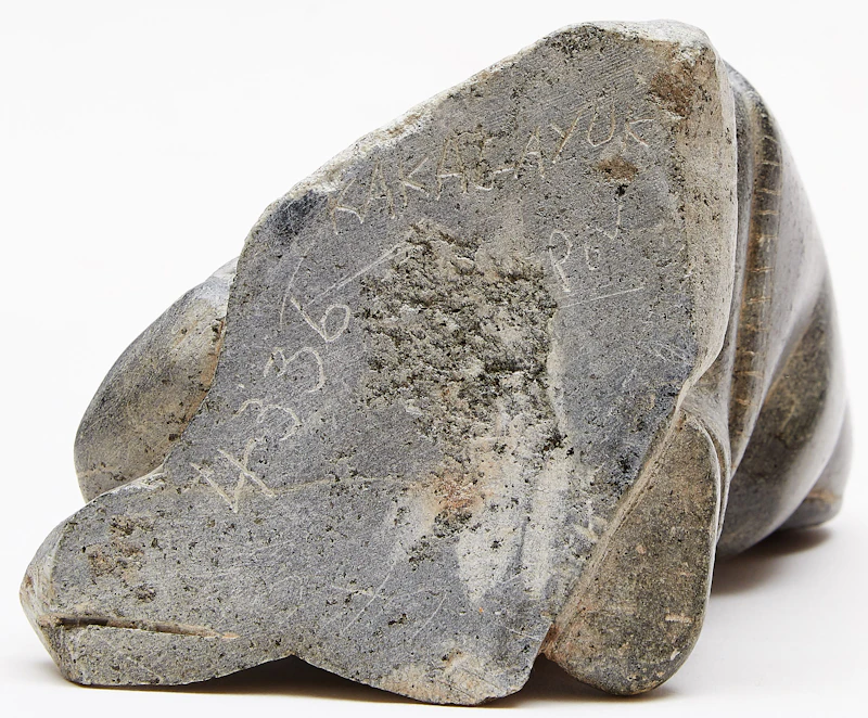 Kakagayuk, Hunter with Catch, stone - view 5