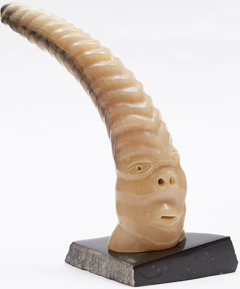 Ronald Nookiguak, Spirit, ivory; stone; metal - view 2