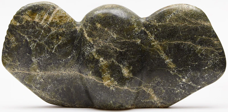 Unidentified Inuit Artist, Owl Transformation (Human Face with Wings), stone - view 4