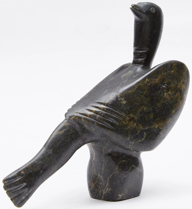 Unidentified Inuit Artist, Alert Bird, stone - view 3