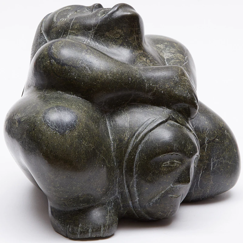Omalluq Oshutsiaq, Birth Scene, stone - view 2