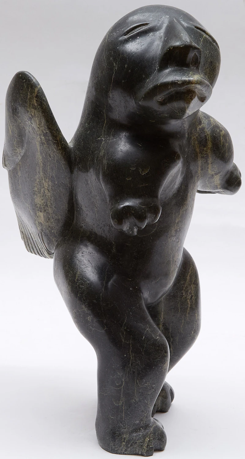 Adamie Alariaq, Transformation (Bird), stone - view 2