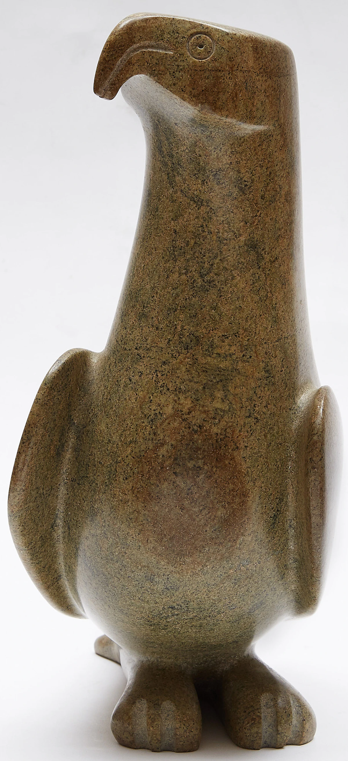 Peter Ningyok, Attentive Bird, stone