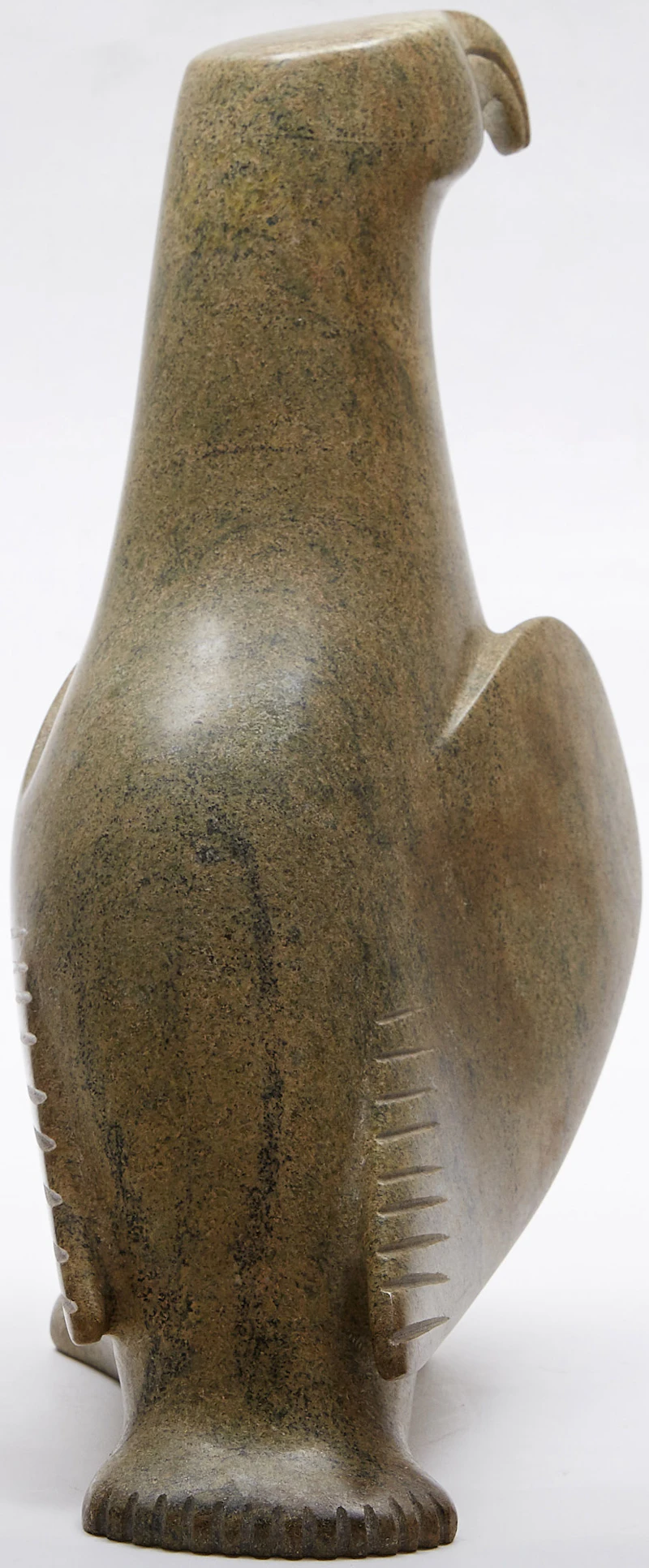 Peter Ningyok, Attentive Bird, stone - view 4