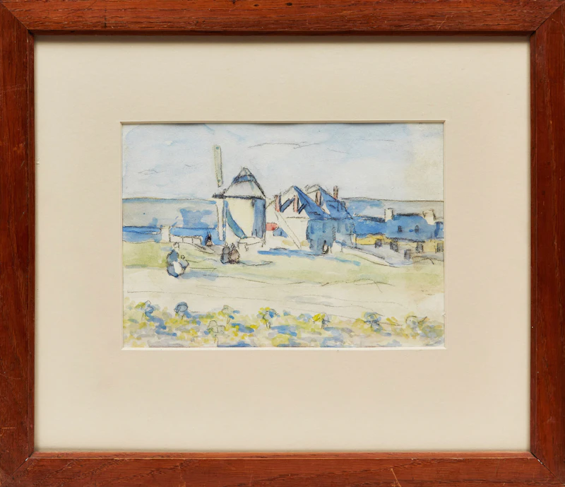 Randolph Stanley Hewton, Morocco; European Village, two watercolours - view 5