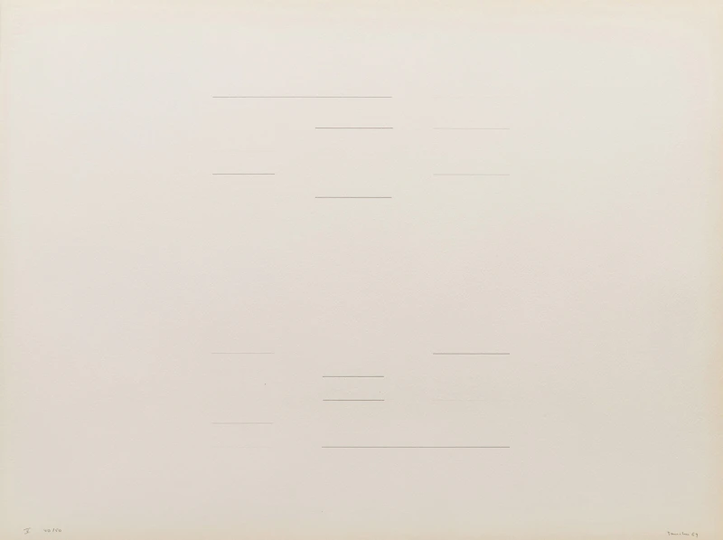 Yves Gaucher, Transitions, eight lithographs, 1967 - view 8