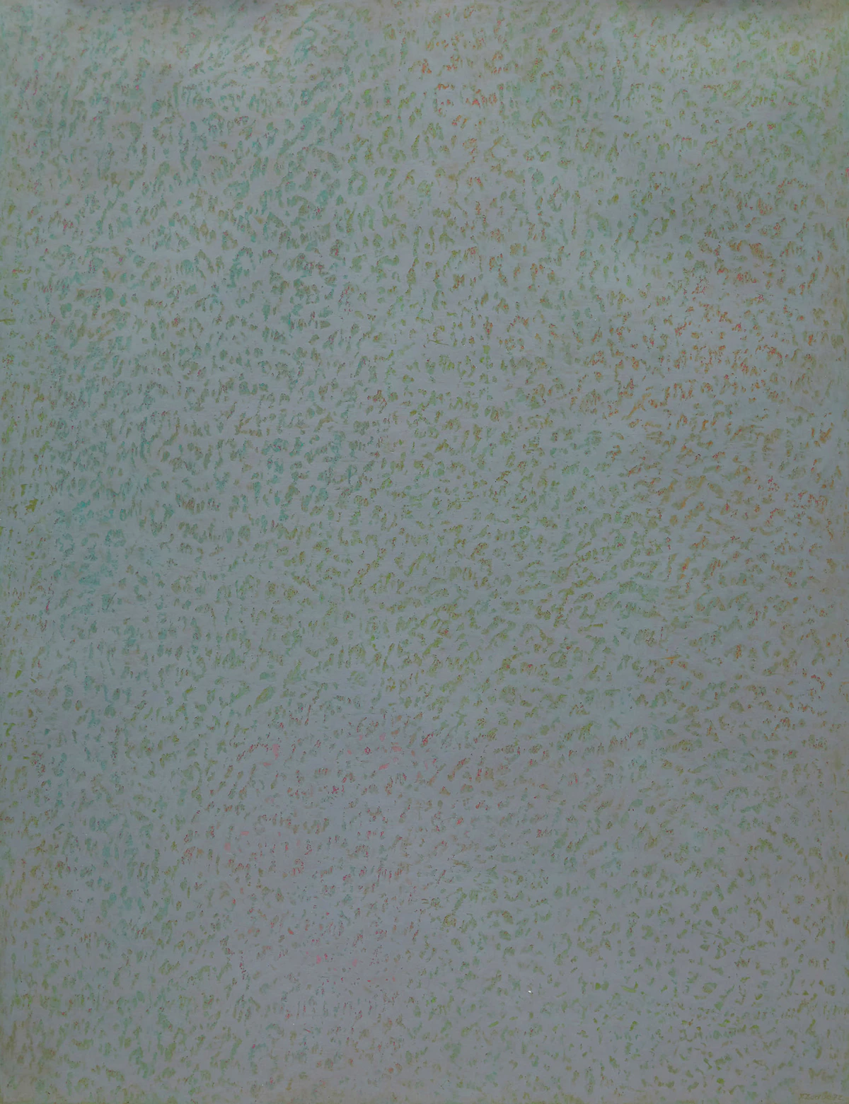 Fernand Leduc, P. Tilleul 1972, oil pastel on paper