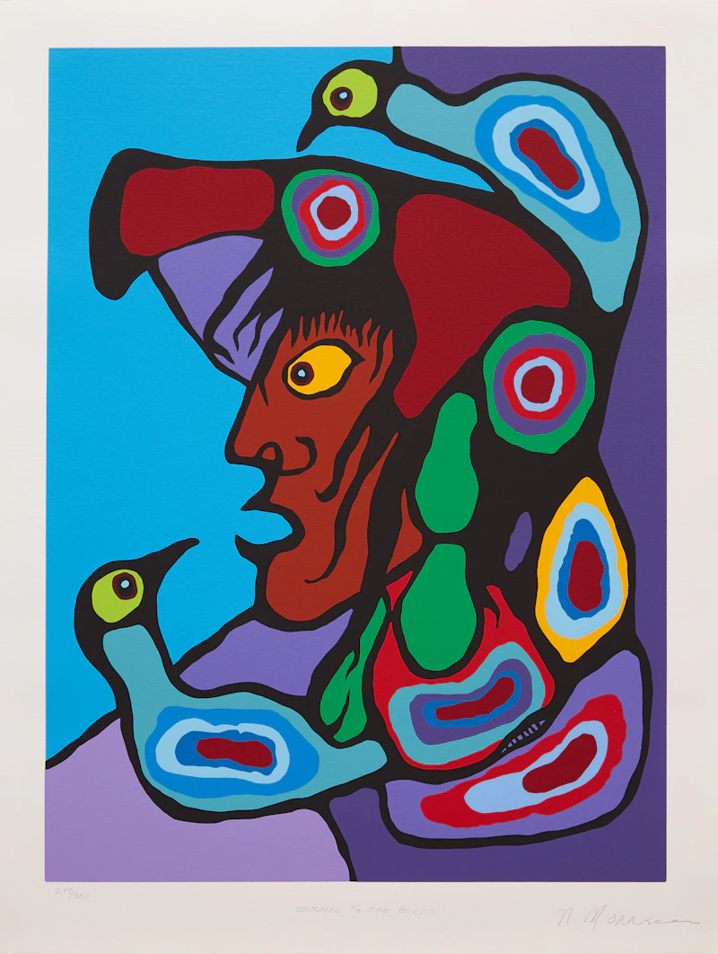 Norval Morrisseau, Set of Six Silkscreens, colour silkscreens - view 2