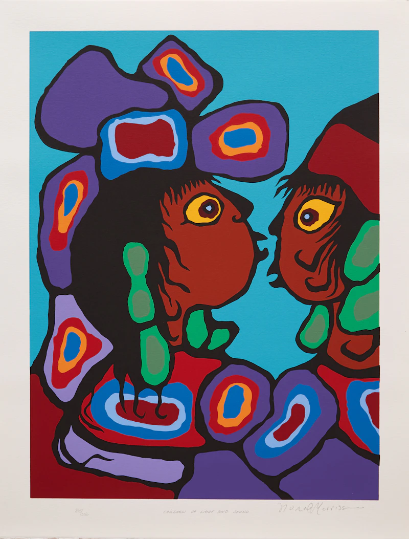 Norval Morrisseau, Set of Six Silkscreens, colour silkscreens - view 3
