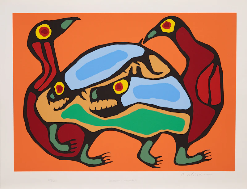 Norval Morrisseau, Set of Six Silkscreens, colour silkscreens - view 4