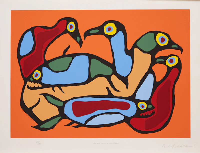 Norval Morrisseau, Set of Six Silkscreens, colour silkscreens - view 5
