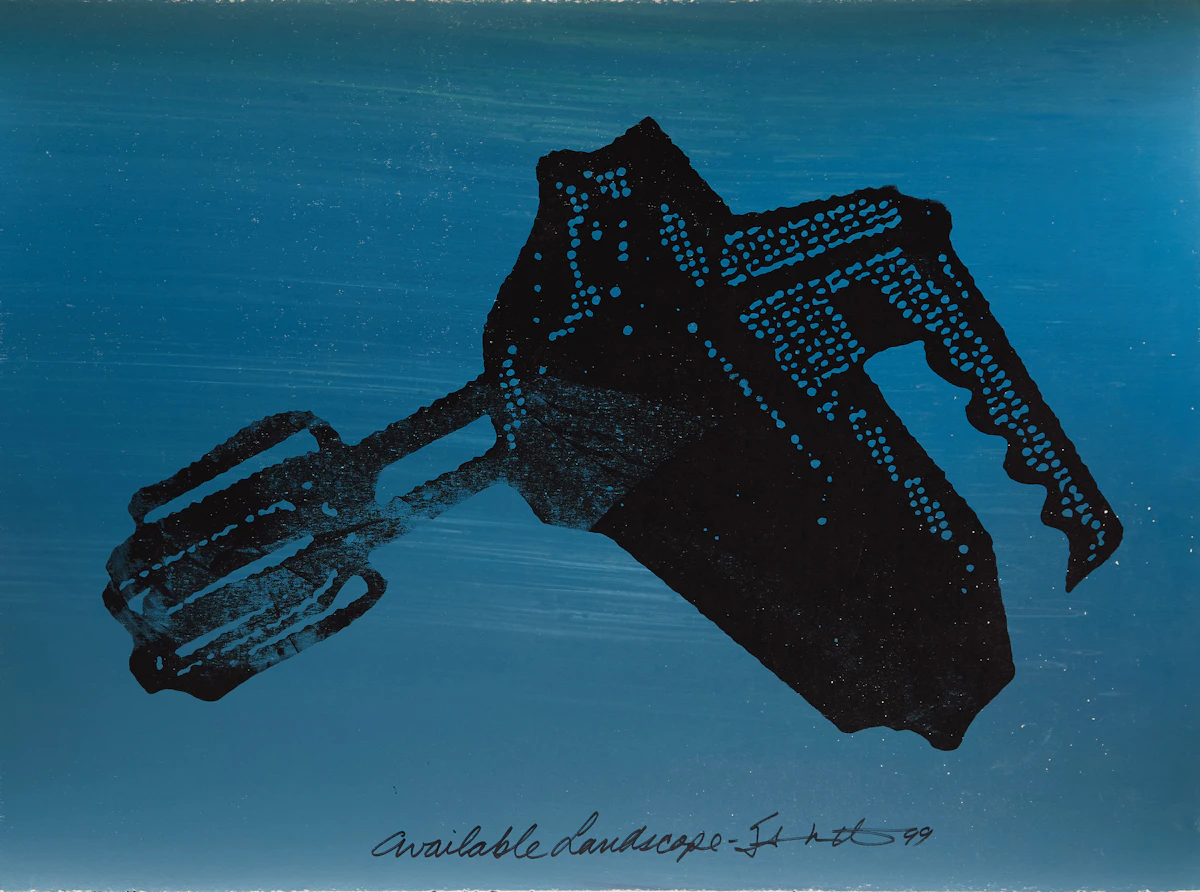 Iain Baxter&, Available Landscape, monoprint, 1999