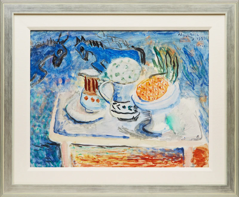 Fanny Wiselberg, Fantasy (Still Life), oil on board - view 2