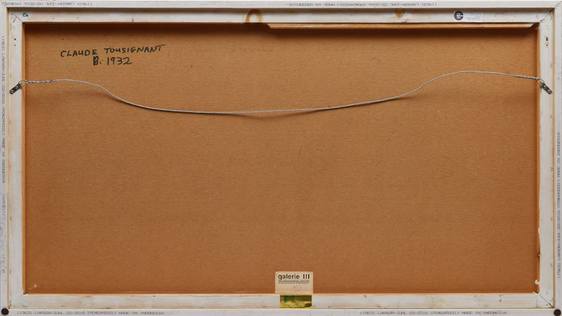 Claude Tousignant, #2-73, colour serigraph on card, 1973 - view 3