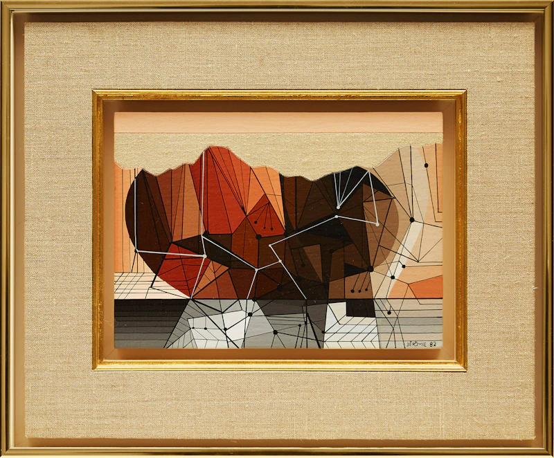 Jean-Paul Jérôme, Météore, acrylic on canvas, 1982 - view 2
