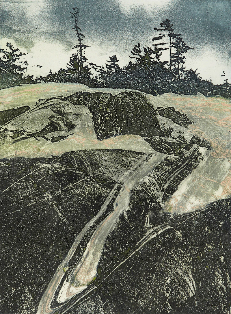 Black Rock, Precambrian Shield Series by Edward John Bartram