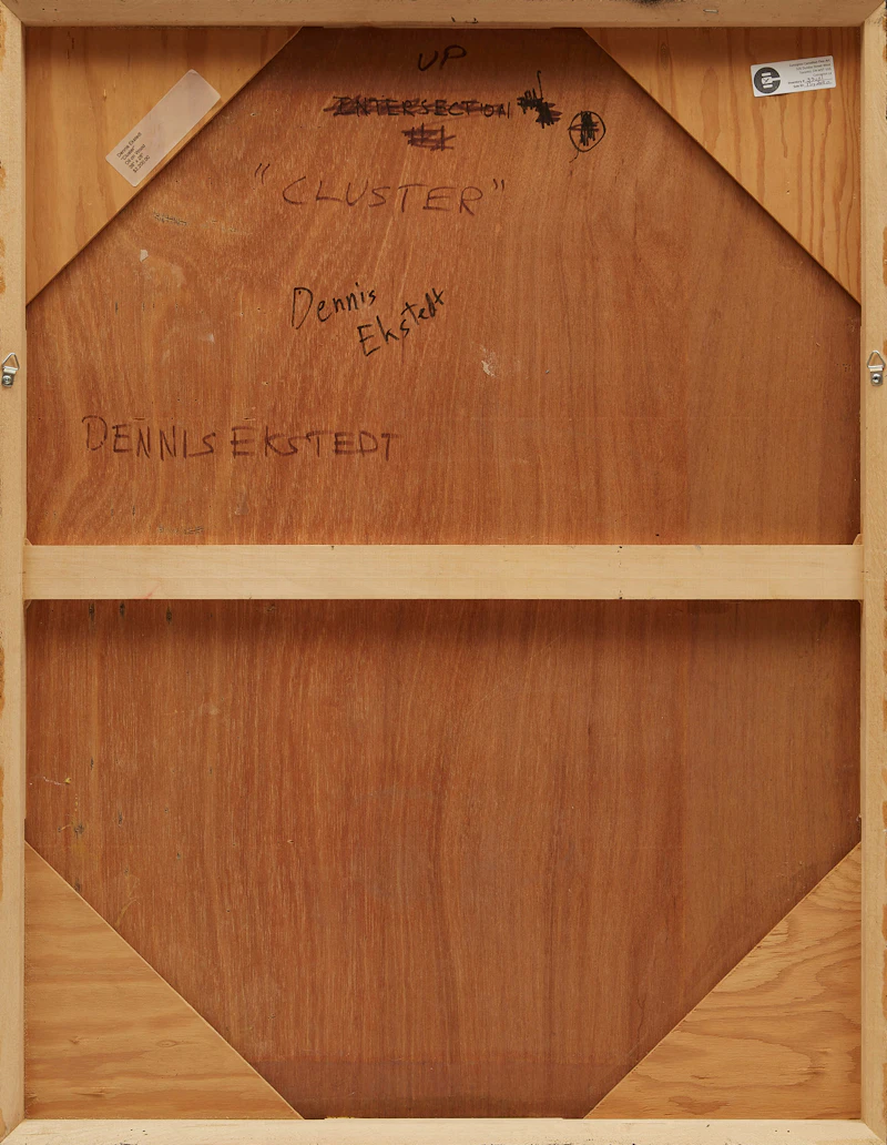 Dennis Ekstedt, Cluster, oil on board - view 2
