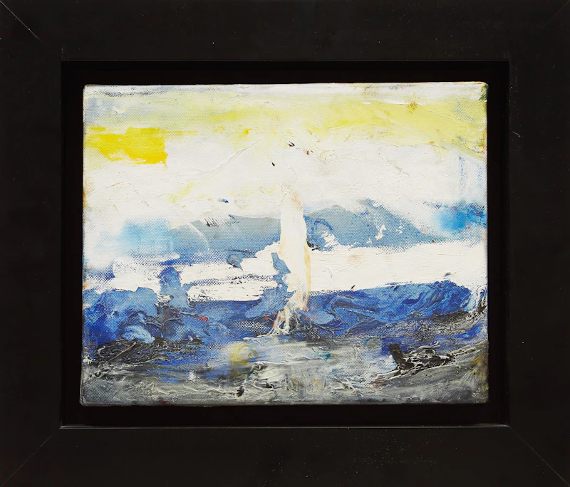 Rita Letendre, There Was Ever a Day, oil on canvas, 2012 - view 2