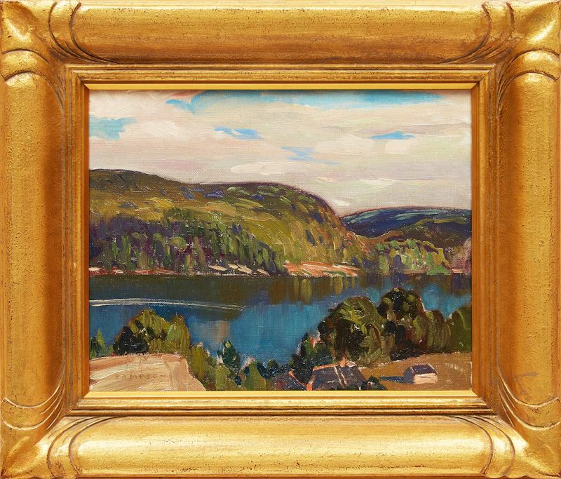 Joseph Ernest Sampson, Lake Kashagawigamog, Haliburton, oil on canvas - view 2