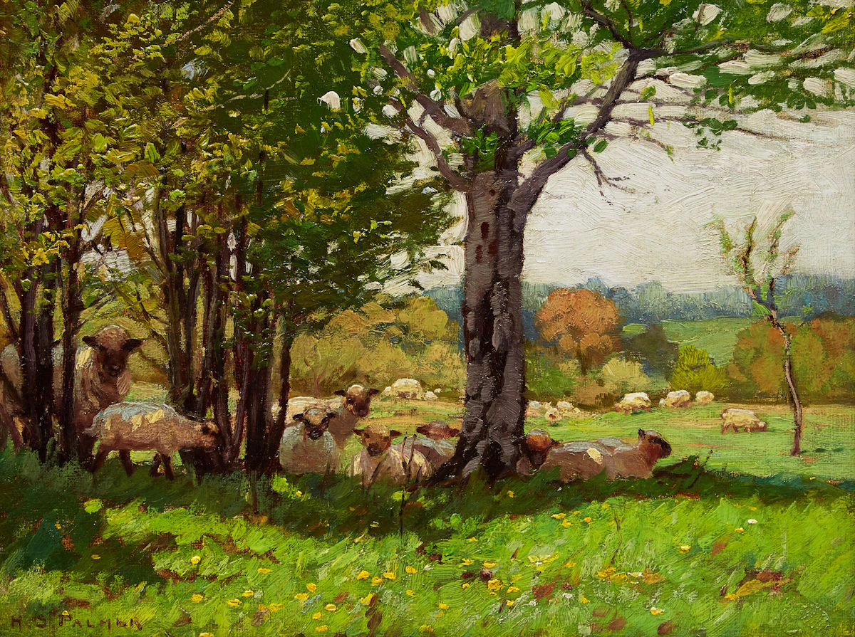Herbert Sidney Palmer, In the Month of May, oil on board
