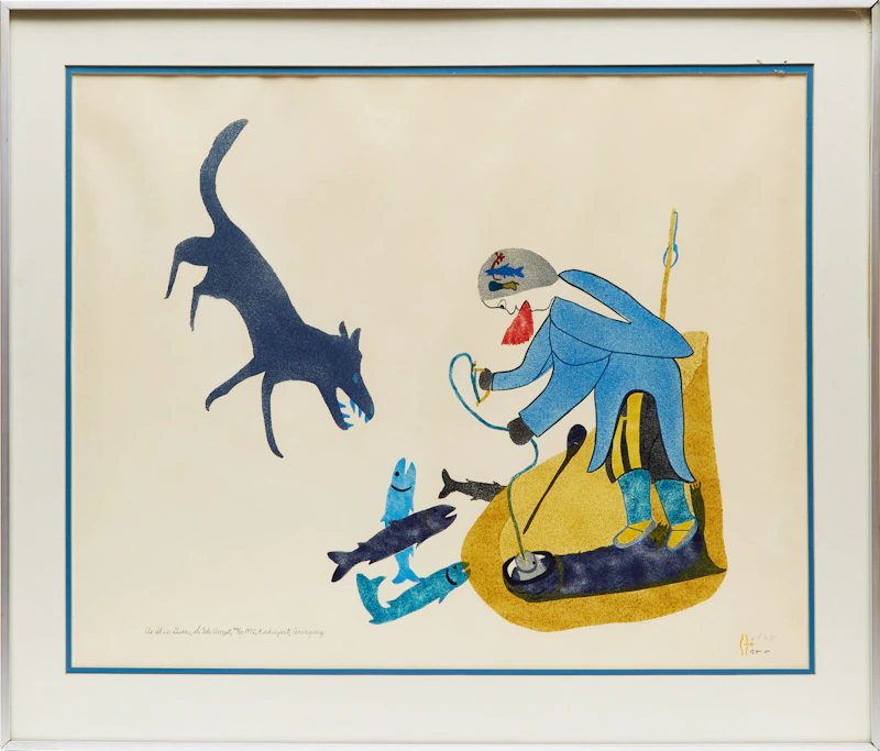 Myra Kukiiyaut, As It Is Given, So We Accept, stencil, 1972 - view 2