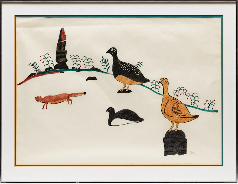 William and Martha Noah, Autumn, colour lithograph, 1973 - view 2