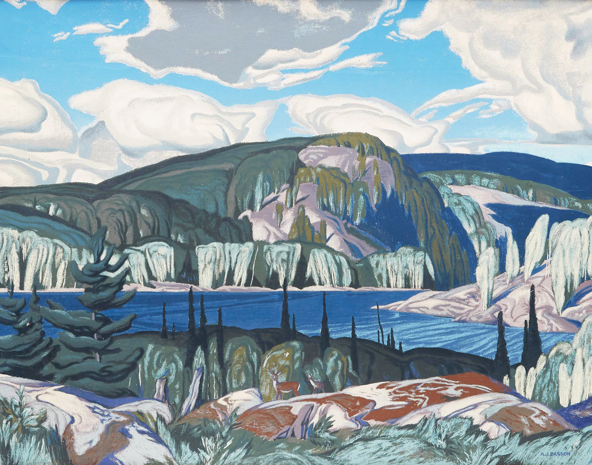 Alfred Joseph Casson, Algonquin Provincial Park, Sampson Matthews silkscreen