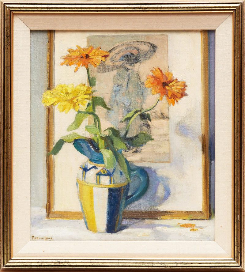 Marion Long, Floral Still Life, oil on canvas - view 2