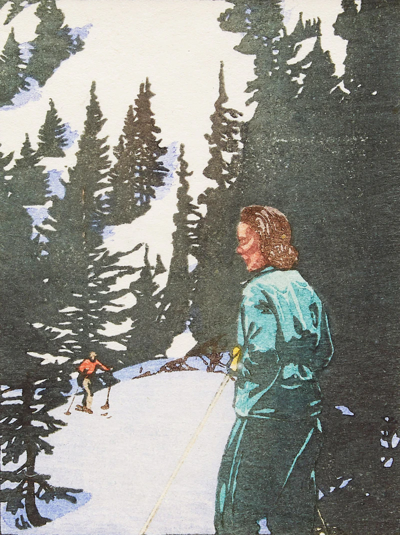 Ski Trail by Walter Joseph Phillips