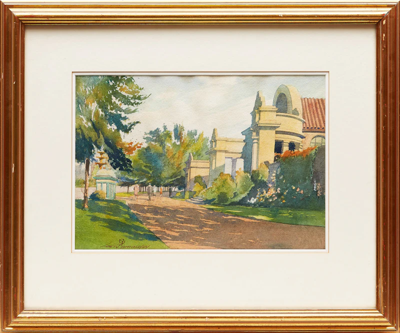 James Blomfield, September on the Boardwalk, Sunnyside, Toronto, 1945, watercolour - view 2