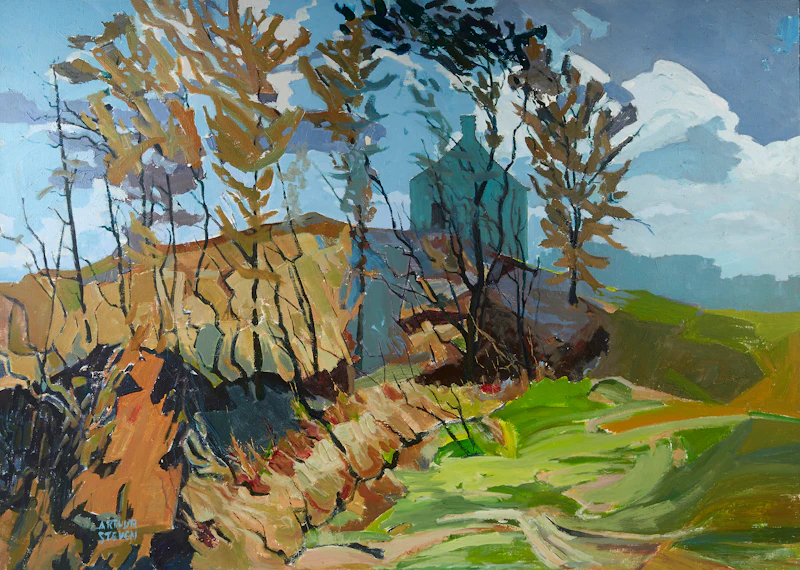 Arthur Steven, Now November, acrylic on canvas - view 2