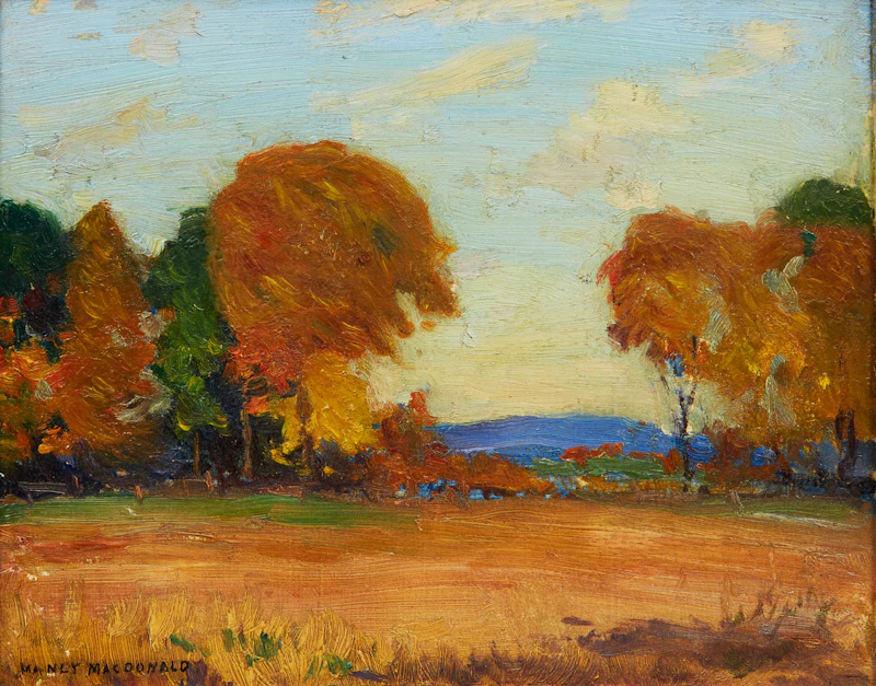 Autumn Landscape by Manly Edward MacDonald
