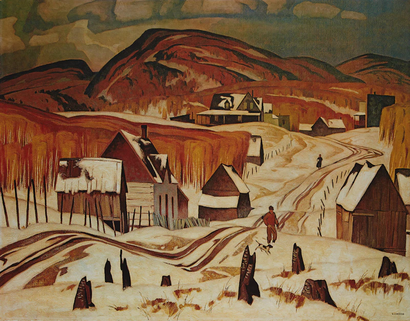 Alfred Joseph Casson, Farm House; Early Snow; Below Ragged Falls, three colour serigraphs - view 5