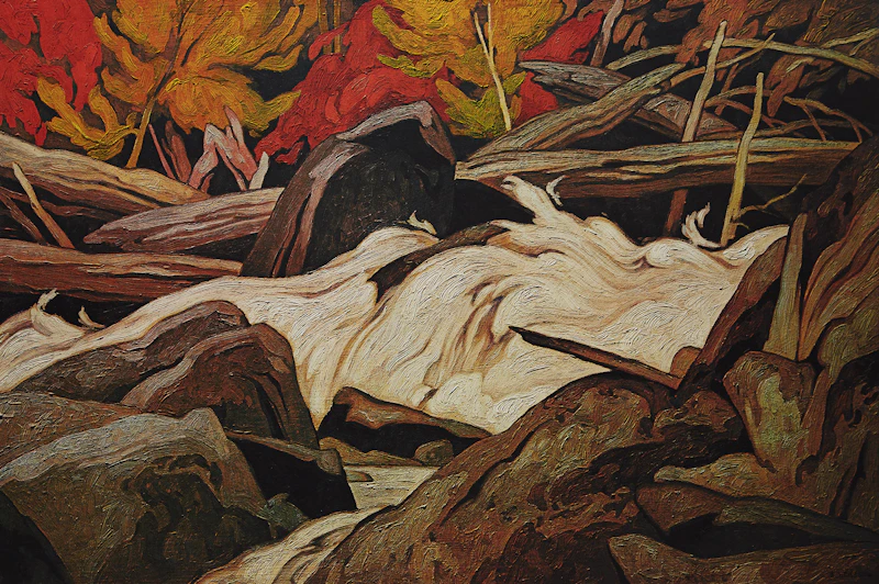 Alfred Joseph Casson, Farm House; Early Snow; Below Ragged Falls, three colour serigraphs - view 8