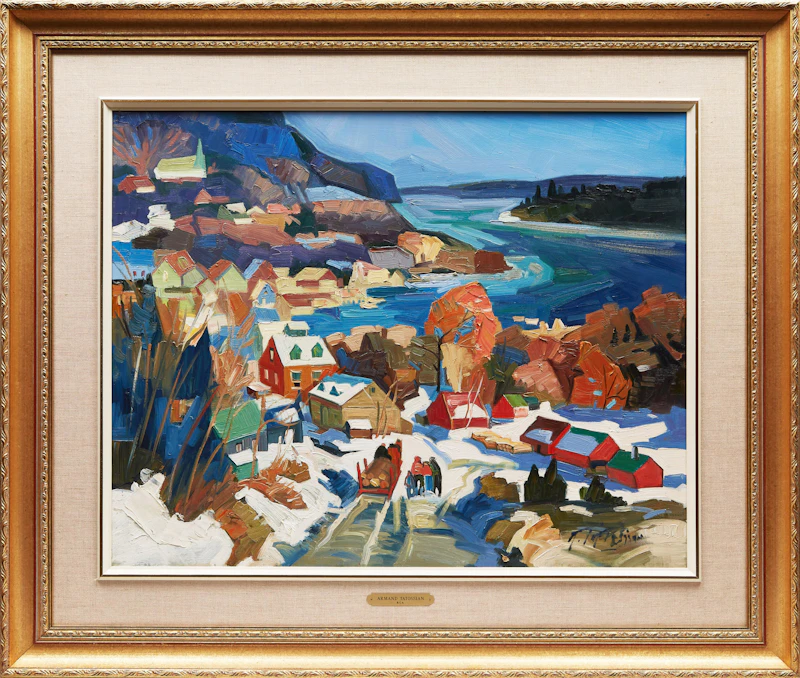Armand Tatossian, Baie-Saint-Paul, Quebec, oil on canvas - view 2