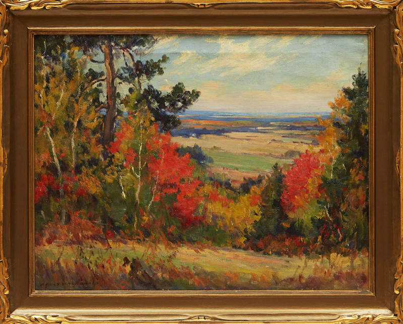 Manly Edward MacDonald, Autumn Landscape, oil on canvas - view 2