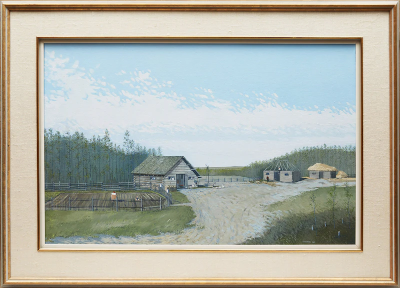 Peter Shostak, Life is Easier Now, oil on canvas, 1982 - view 2