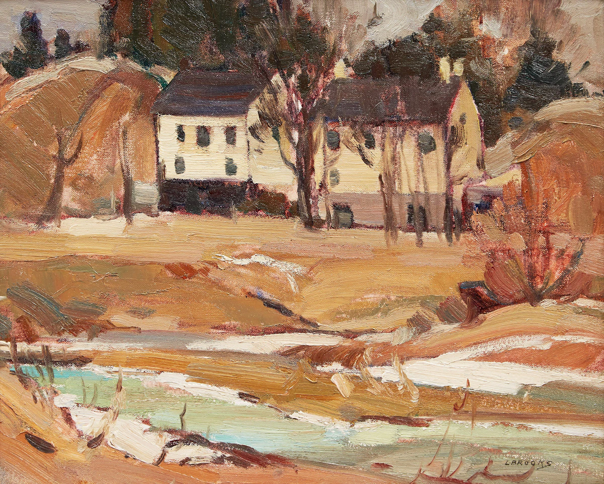 Frank Leonard Brooks, Untitled Landscape, oil on canvas, circa 1940