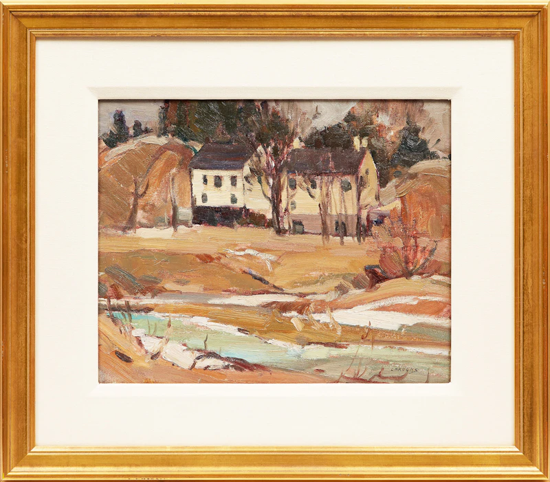 Frank Leonard Brooks, Untitled Landscape, oil on canvas, circa 1940 - view 2